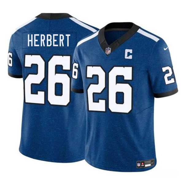 Men%27s Indianapolis Colts #26 Khalil Herbert Blue 2025 F.U.S.E. Throwback Vapor Limited Stitched Jersey Dzhi->indianapolis colts->NFL Jersey